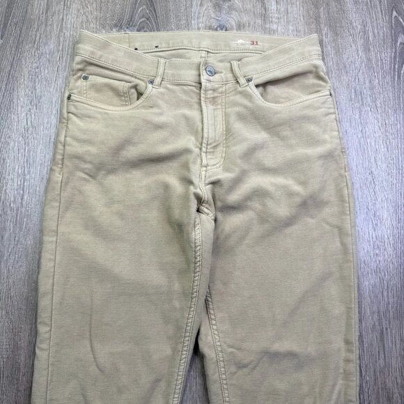 Faherty Mens Beige Denim Stretch Twill Preppy Casual Straight Leg Jeans Size 31 - Picture 3 of 16